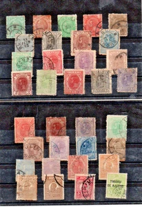 ROMANIA -LOT OF OLDER STAMPS MOSTLY 19th CENTURY-USED - Picture 1 of 1