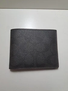 Coach Signature Slim Mens Black Wallet - Picture 1 of 4