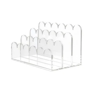 Space Saving 3 Layer Office Document Holder Mail Sorting Tray Acrylic Build - Picture 1 of 8