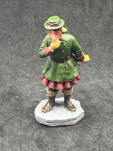 Lemax Christmas Victorian Figur Green Jacket Thinking - Bild 1 von 2