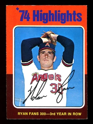 1975 TOPPS OPC O PEE CHEE Baseball #5 Nolan Ryan HOF 1974 Highlight Angels EX+ - Image 1 of 2