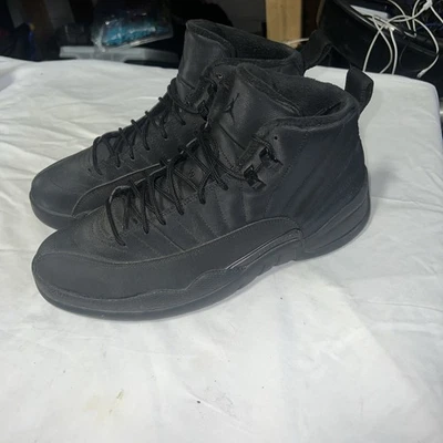 Talla 12 - Air Jordan 12 Retro Winterized Triple Negro BQ6851-001 USADO Foto 1 de 4