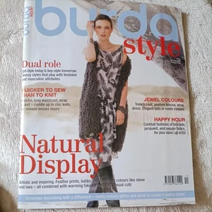 BURDA Style Magazine Nov 2012 - Uncut Sewing Patterns Fashion Dressmaking B64 - Picture 1 of 6