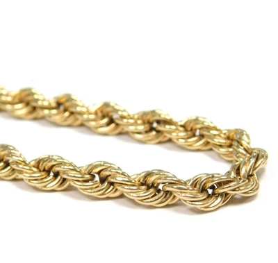 14K Gold Rope Chain Necklace - 20.25" - Bild 1 von 4