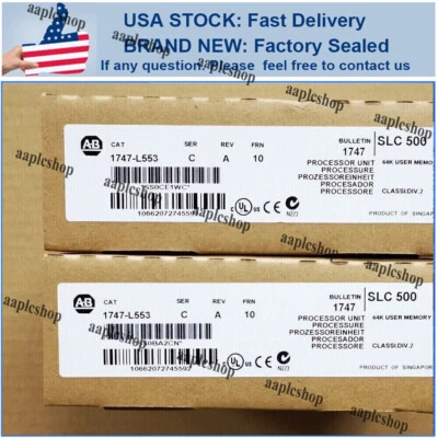 Sealed NEW PLC 1747-L553 /C SLC500 5/05 CPU Processor Unit Free Shipping - Image 1 of 4
