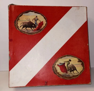 Винтажное Редкое Кольцо для Корриды Reamsa Игрушка Матадоры Фигурки Бычьей Лошади ЧИТАЙТЕ - Изображение 1 из 4