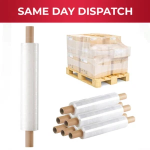 Pallet Wrap Clear Stretch Shrink Wrapping Roll Cling Film 400 mm x 200 m 20 mu - Picture 1 of 6