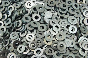 (1500) 5/16" SAE Flat Washers - Zinc Plated - Picture 1 of 1