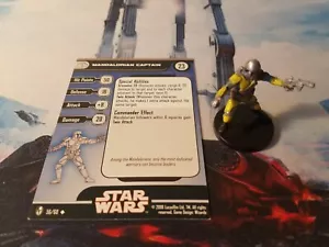 Star Wars Miniatures Knights of the Old Republic 56 Capitano Mandaloriano - Foto 1 di 1