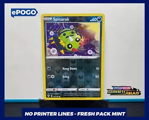 Spinarak Reverse Holo 102/189 Darkness Ablaze Pokemon Karte MINT Pokémon ✅ - Bild 1 von 2