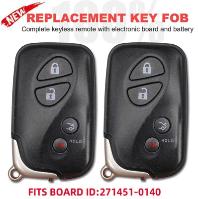 Mando a distancia inteligente sin llave para Lexus Es350 GS300 GS350 IS250 LS460 271451-0140 Foto 1 de 4