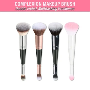 Double Ended Complexion Brush Cosmetic makeup Face Foundation Concealer Powder - Picture 1 of 9