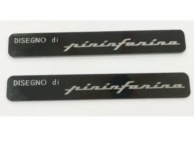 pininfarina emblem 2pcs new metal alfa fiat maserati coupe ferrari f40 308 f50 Foto 1 de 4