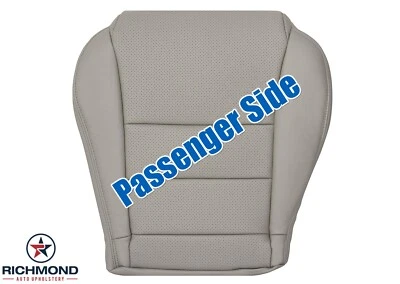 For 2005-2006 Acura RSX Type-S -Passenger Side Bottom Leather Seat Cover Lt Gray - Image 1 of 4