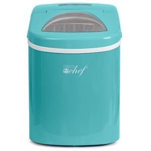 Deco Chef Turquoise Compact Electric Ice Maker | (IMTQA) | Top Load | 26 Lbs/Day