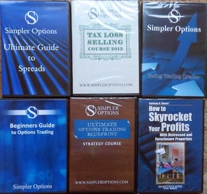 INVESTOR DVDs - Mixed Topics ~ Simpler Options - 6 DVDs - NEW SEALED - Picture 1 of 7
