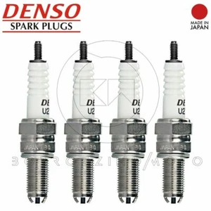 4 CANDELE DENSO U24ETR per SUZUKI GSF BANDIT 400 1991 > 1992 - Foto 1 di 3