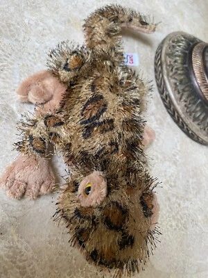 GANZ WEBKINZ LEOPARD LIZARD Long hair stuffed Animal plush - Image 1 of 3