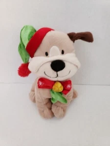 Walmart Santa Hat Puppy Dog Plush Stuffed Animal GUC - Picture 1 of 5