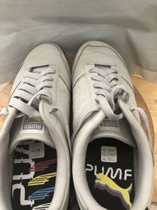 puma canvas shoes white
