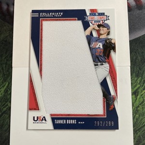 2019 USA Baseball Tanner Burns Large Patch  /299