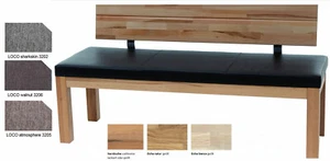 Standard Furniture Catania Massivholz Bank Bank mit Polster Rückenlehne optional - Bild 1 von 4