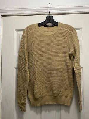 Ralph Lauren Black Label Men's Camel Waffle Henley Crewneck Shirt Small - Image 1 of 4