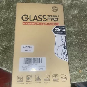 2-Pcs Full Cover Tempered Glass Protector F Samsung Galaxy S10 Plus - Picture 1 of 3