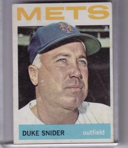 1964 TOPPS #155 DUKE SNIDER NEW YORK METS HOF 0213 - Picture 1 of 1