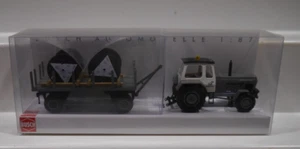 Busch 1:87 H0 42827 Traktor Fortschritt mit Anhänger Kabeltrommel OVP - Picture 1 of 1