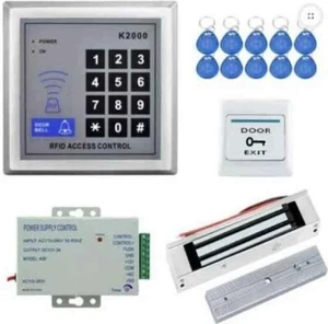 KIT SERRATURA MAGNETICA ELETTRONICA SISTEMA DI CONTROLLO ACCESSI APRIPORTA RFID - Foto 1 di 11