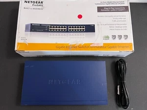 As-is No Power NETGEAR JGS524 v2 ProSafe 24 Port Gigabit Ethernet Network Switch - Picture 1 of 2