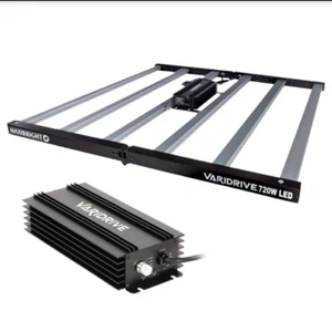 MAXIBRIGHT VARIDRIVE 720w LED 6 Bar Fixture Grow Light Hydroponic Full Spectrum - Picture 1 of 5
