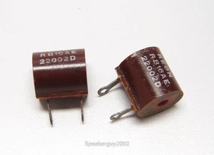 2 NOS REON Non-Inductive Wire-Wound Resistors / 220K Ohm -- RM - Picture 1 of 2