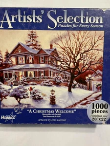 A CHRISTMAS WELCOME Artist Selection Erin Dertner Hobbico Puzzle 1000 Teile HCAY0303 - Bild 1 von 8