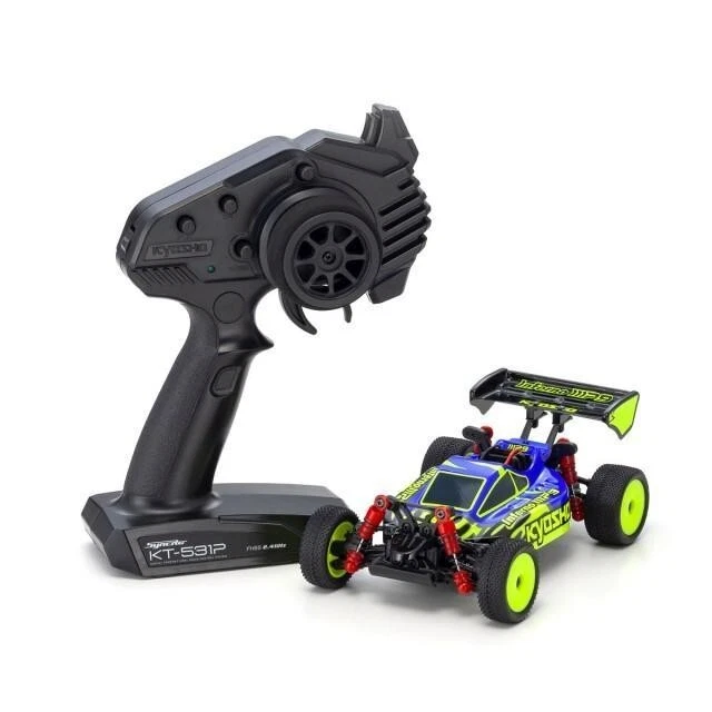 Kyosho 32093BLY MINI-Z Buggy Ready Set Blue/Yellow INFERNO MP9 TKI