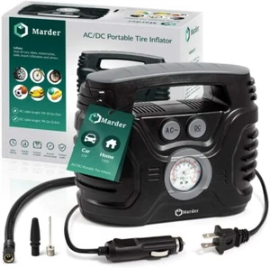 AC/DC Portable Air Compressor/Tire Inflator Powered by Car 12V DC and Home 110V  - Picture 1 of 6