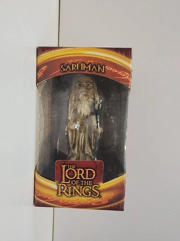 Lord of the Rings LOTR SARUMAN Bobblehead Upper Deck New Opened Unused Cover