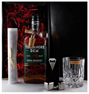 Tullamore Dew irischer Whiskey + Portionierer + Glas + 2 Kühlsteine Geschenk - Bild 1 von 8