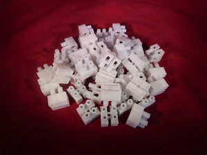 Qty 50.......New Power Barrier Terminal Block Strip 40 amp 600V...2 Pole - Picture 1 of 1