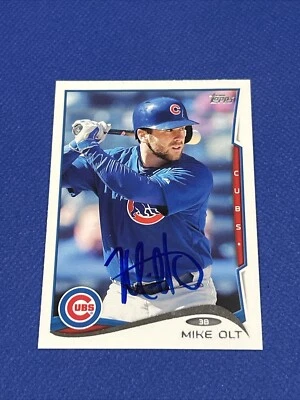 Mike Olt Signed 2014 Topps autograph card auto #us-219 - Image 1 of 4