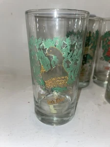 Vintage 12 Days of Christmas Indiana Glass Drink Tumbler 6th Day REPLACEMENT - Picture 1 of 1