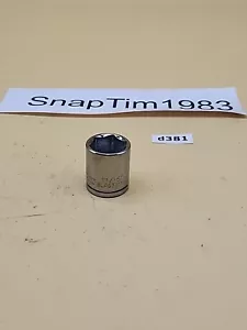 Blue-point Tools 3/8" Dr. 6-Pt SAE 11/16" Shallow Socket BLPS381116 USA - Picture 1 of 4