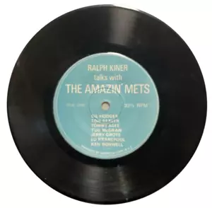 DISCO VINILE 7" 33-1/3 GIRI RALPH KINER PARLA CON GLI AMAZIN' METS JD 92424 - Foto 1 di 3