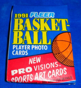 1991 Fleer Basketball Wax Pack Factory Sealed as pictured (Pro Visions)