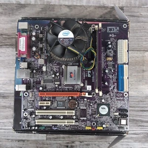 ECS P4M900T-M V1.0 Socket 775 VIA P4M900 DDR2 667 mATX Motherboard UNTESTED - Picture 1 of 10