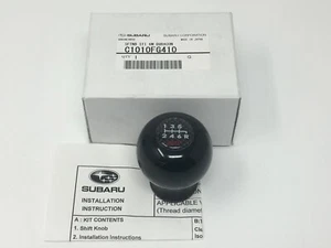 2008-2025 Subaru Impreza WRX STi Duracon Black Shift Knob 6MT NEW C1010FG411 oem - Picture 1 of 1
