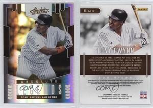 2020 Panini Absolute Absolute Legends Silver /99 Tony Gwynn #AL17 HOF