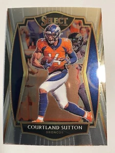 2020 select football Premier Level Courtland Sutton #139 Broncos Base  - Picture 1 of 1