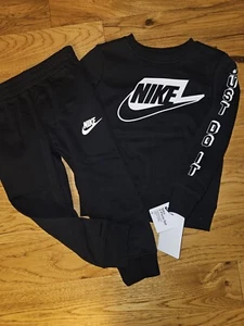 NWT boys Nike Crew Sweatshirt/Jogger set size 4 - Picture 1 of 1